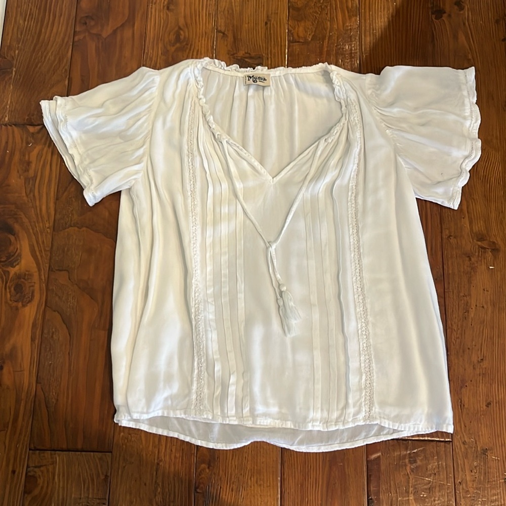 Show Me Your Mumu white blouse size S
